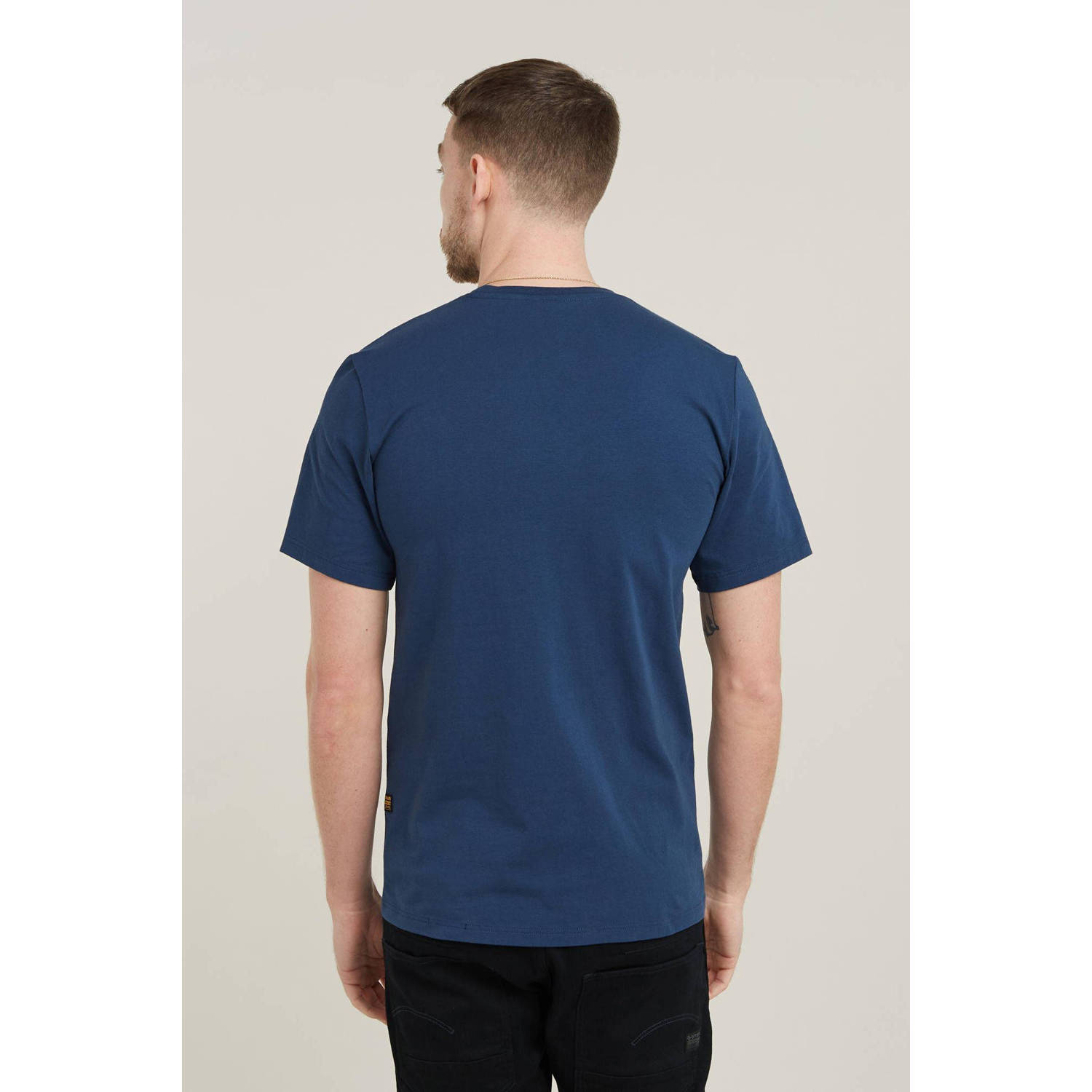 G-STAR slim fit T-shirt Base met logo