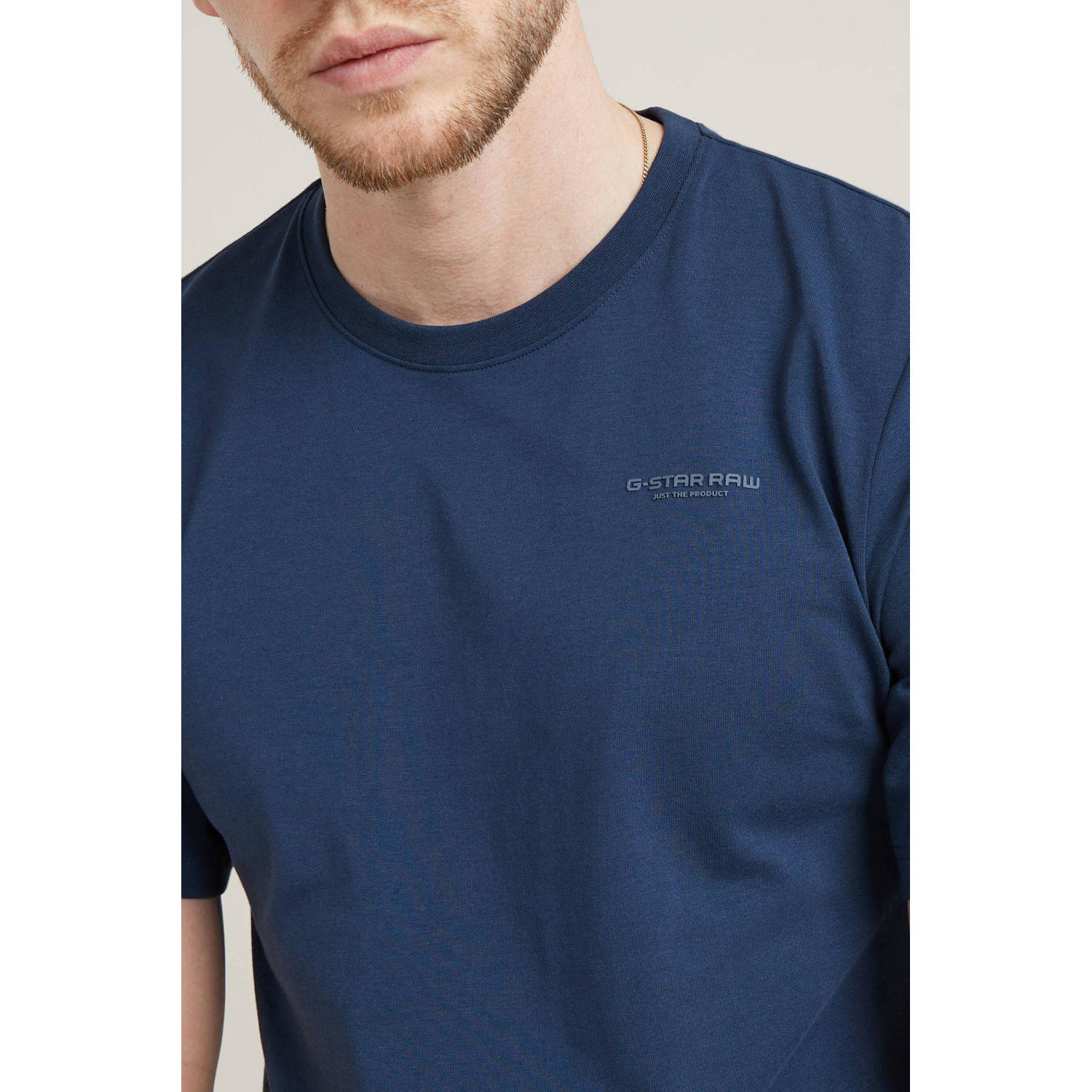G-STAR slim fit T-shirt Base met logo
