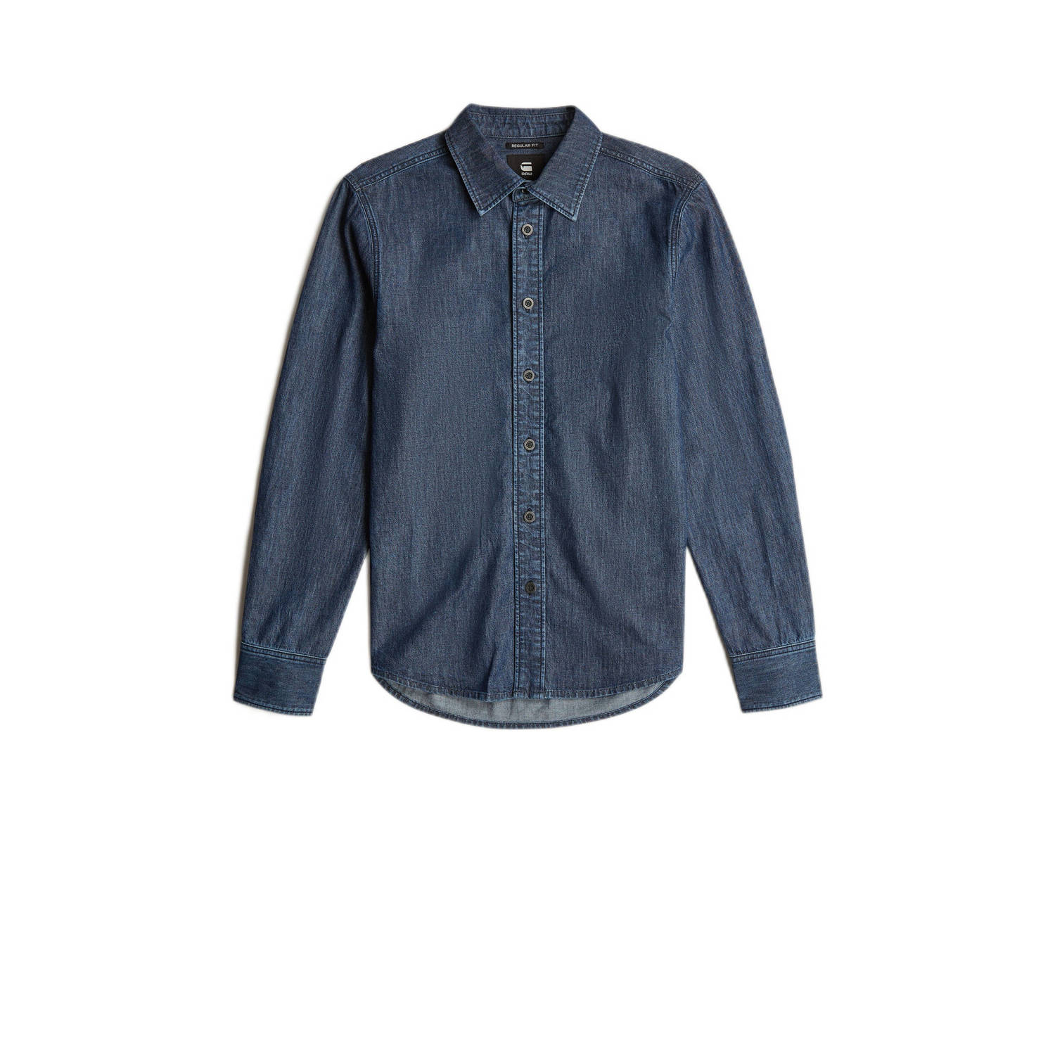 G-Star RAW Regular Denim Shirt Donkerblauw Heren