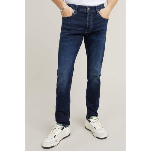 G-STAR 3301 slim fit jeans dk aged afbeelding