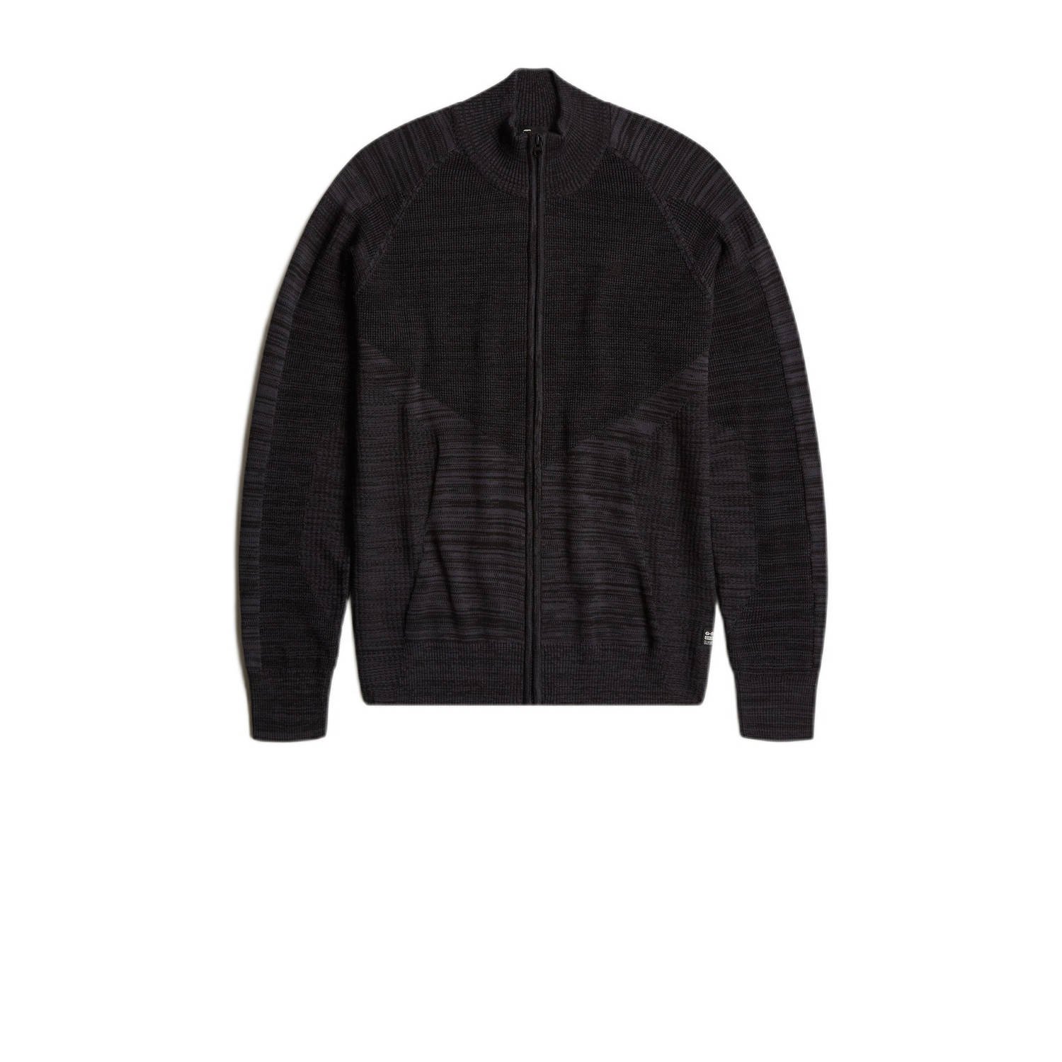 G-STAR gemêleerd vest grijs