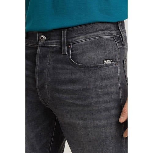 G-STAR 3301 slim fit jeans faded black magnet afbeelding