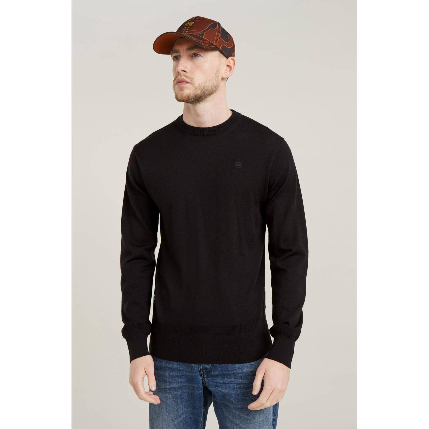 G-Star RAW Premium Core Gebreide Trui Zwart Heren
