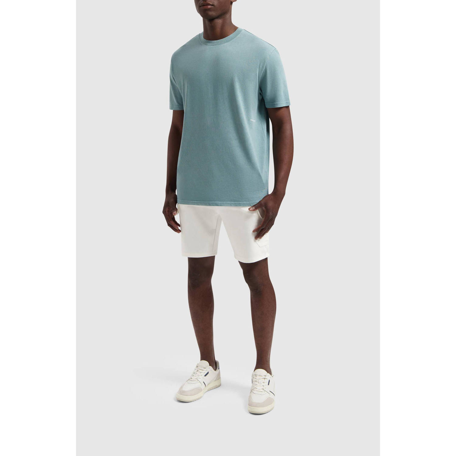 Pure Path T-shirt met logo blue