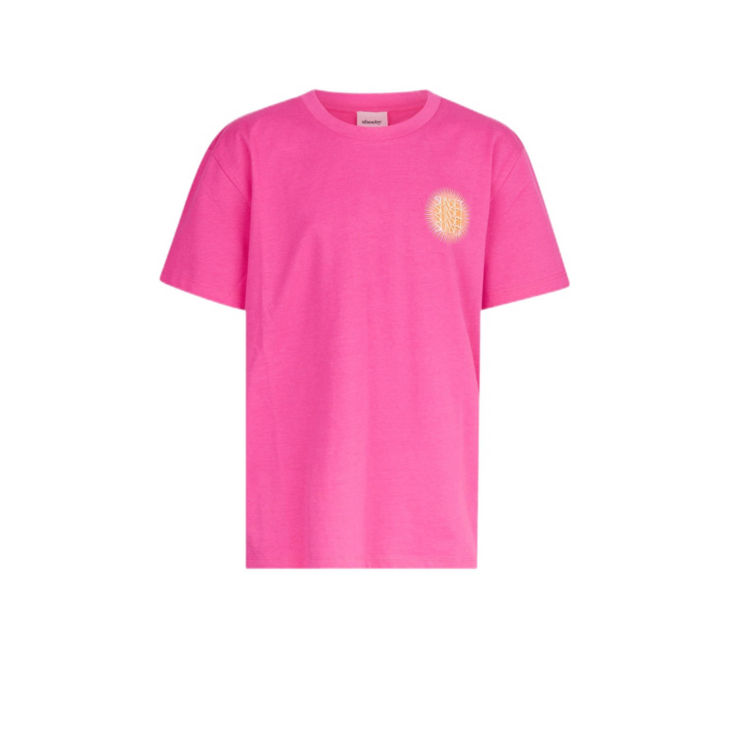 Shoeby T-shirt met printopdruk roze