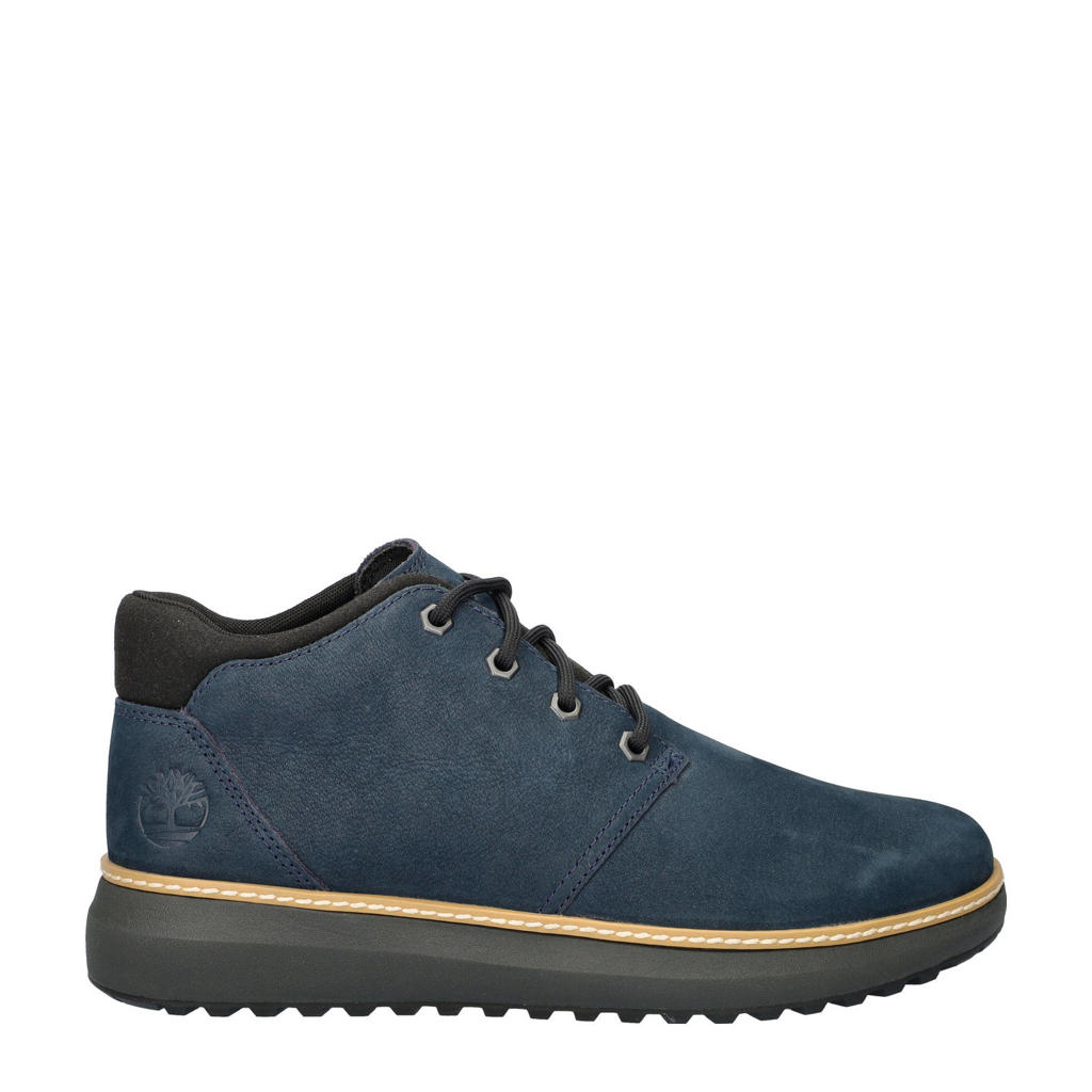 Blauwe heren Timberland Hudson Road nubuck veterboots