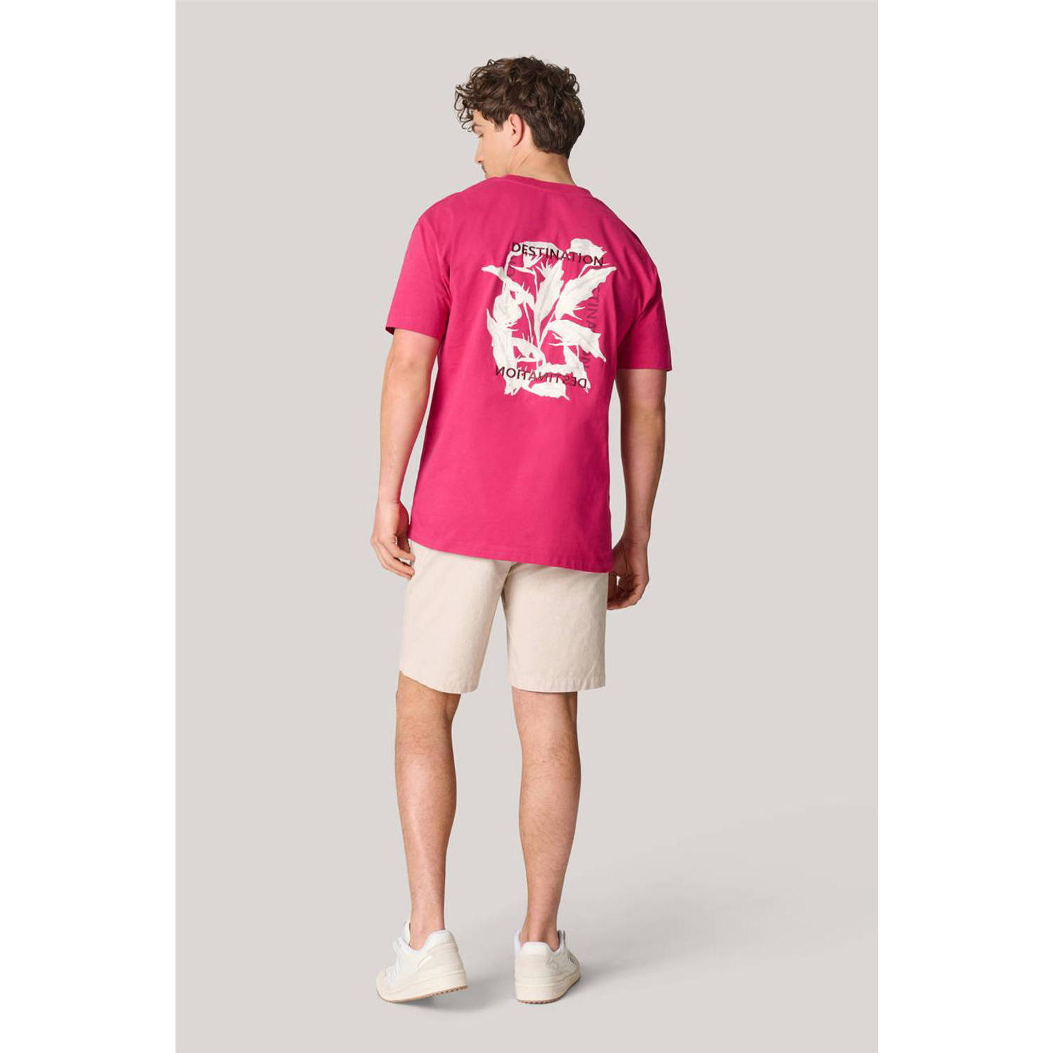 Shoeby T-shirt met backprint roze