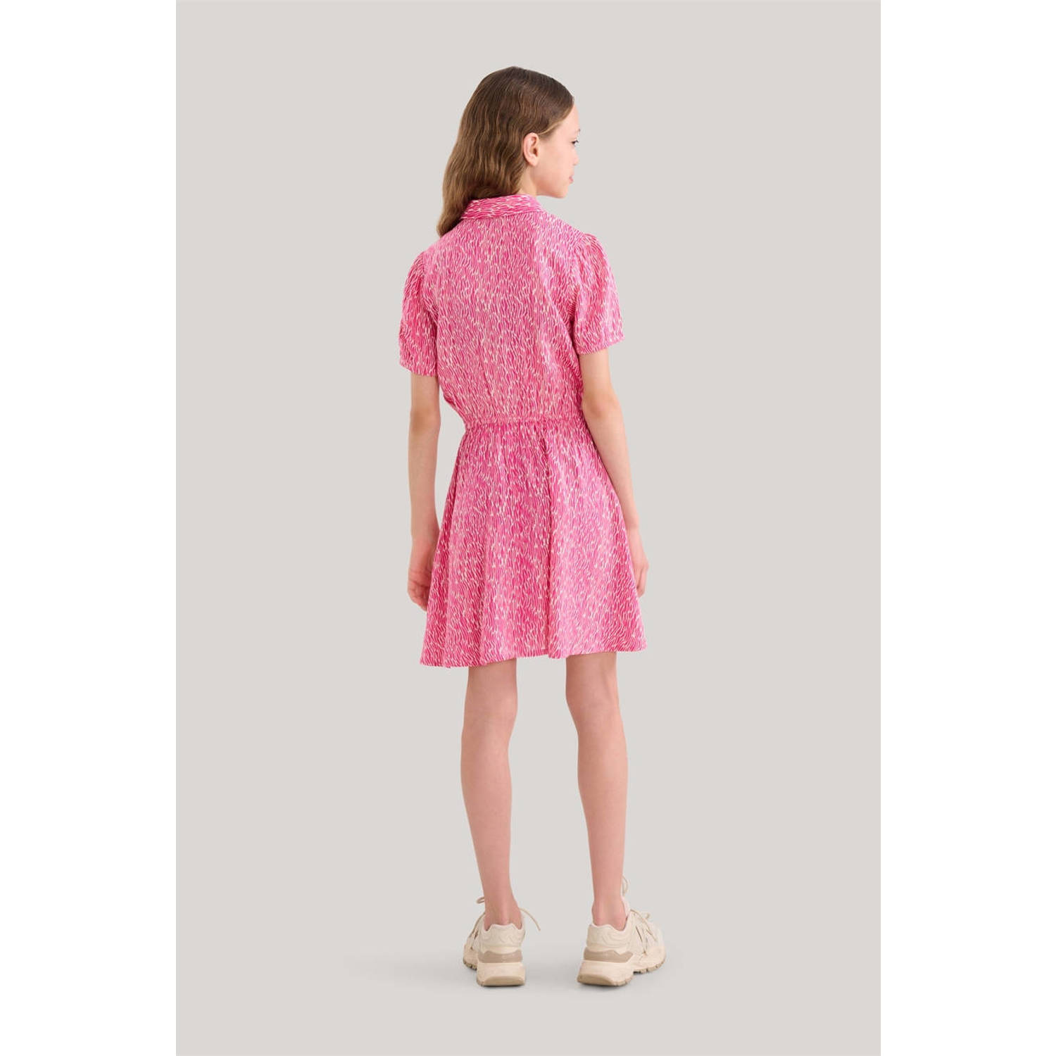 Shoeby jurk met all over print roze