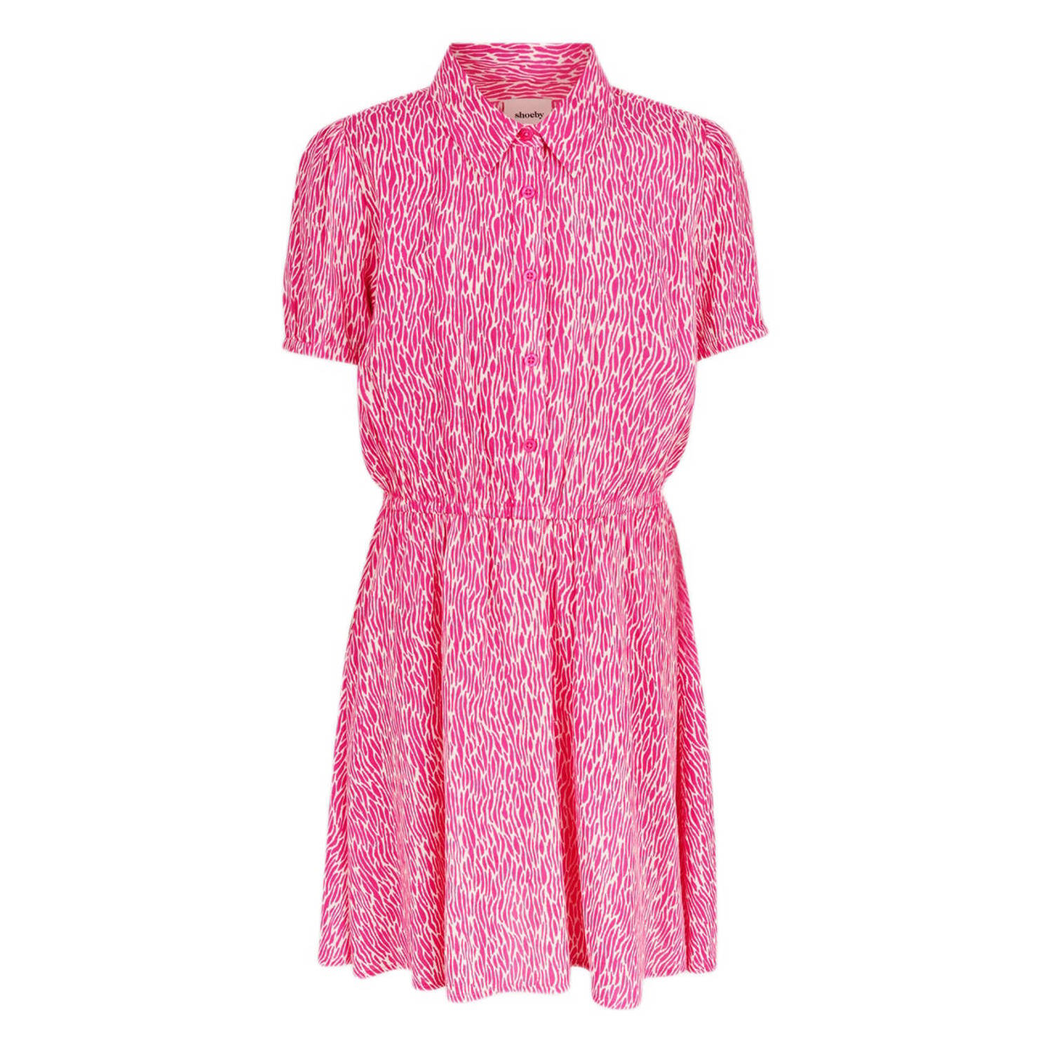 Shoeby jurk met all over print roze