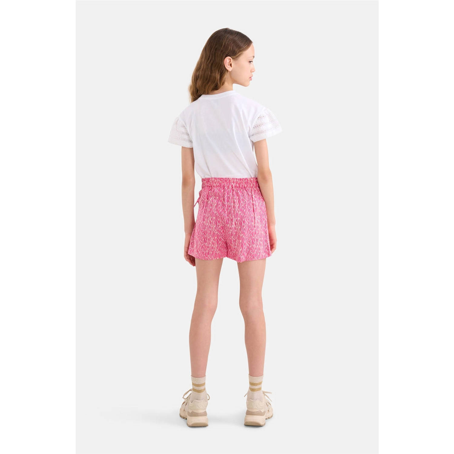 Shoeby skort met all over print roze