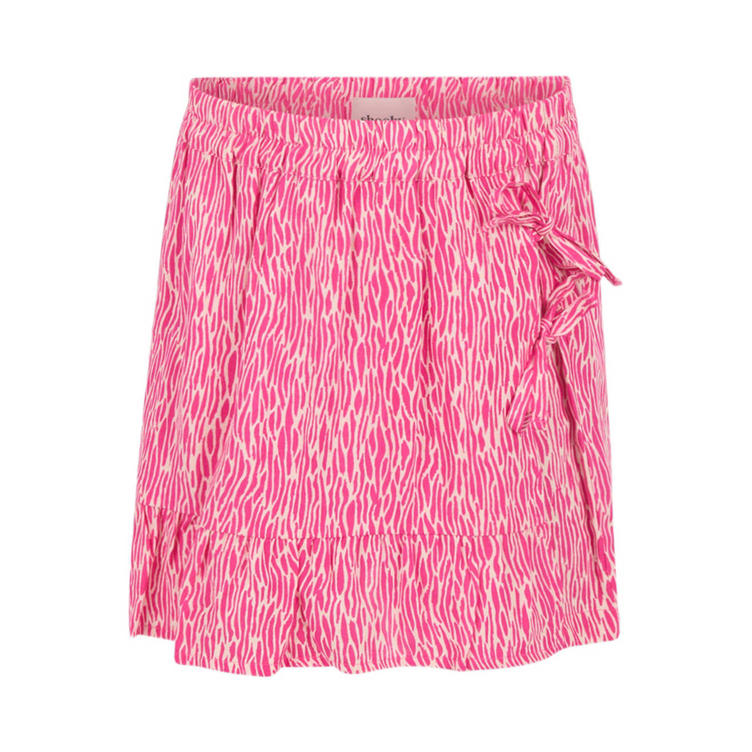 Shoeby skort met all over print roze