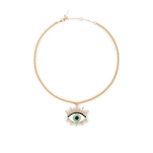 Kurt Geiger ketting Evil Eye Pendant met strass goudkleurig afbeelding
