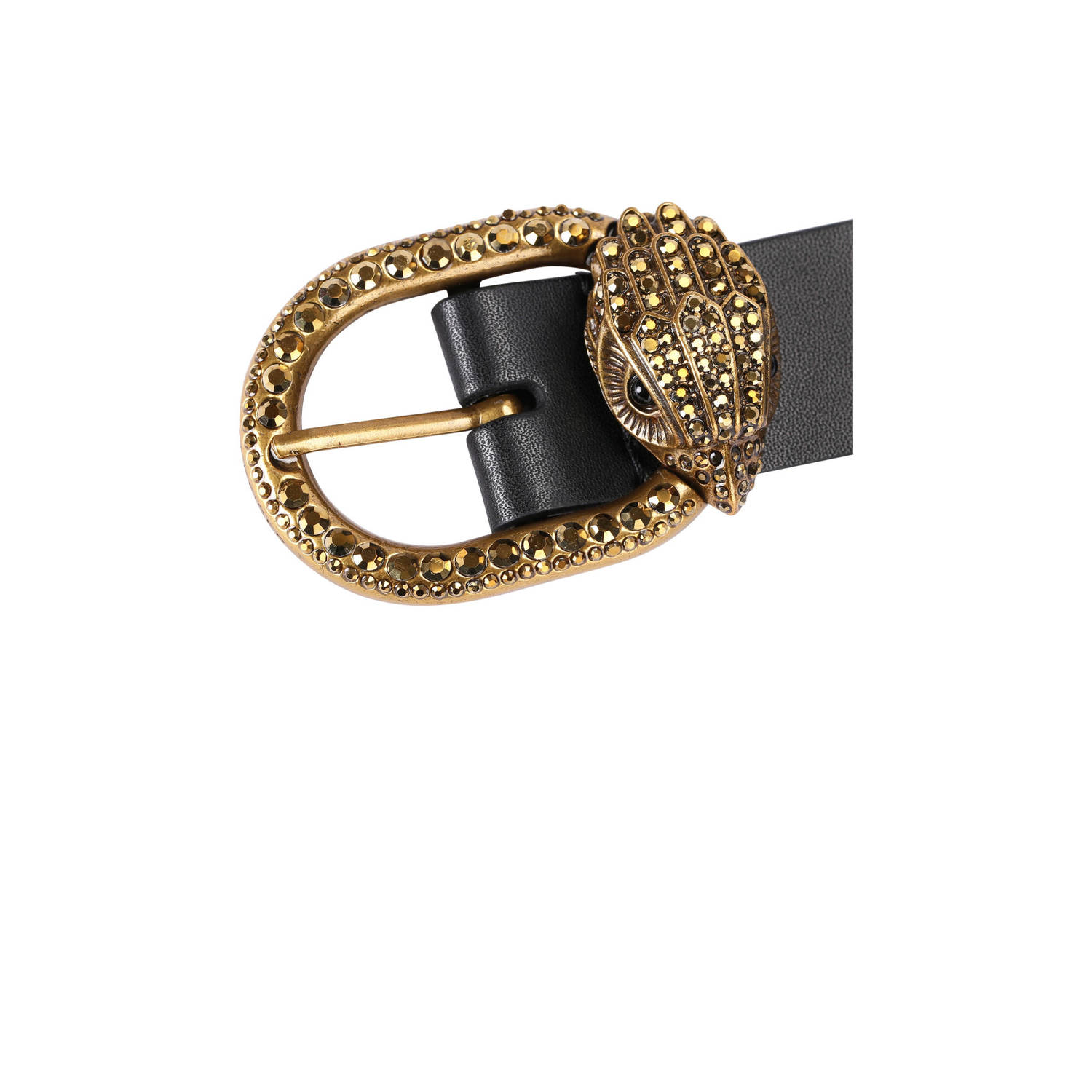 Kurt Geiger leren riem Mayfair zwart