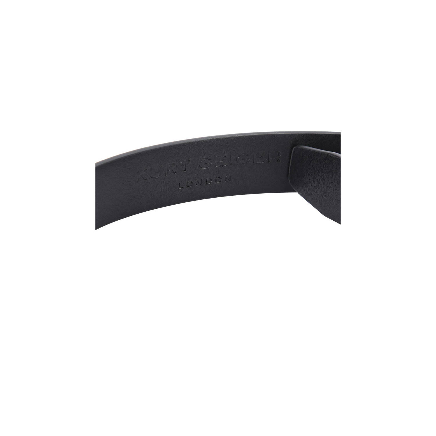 Kurt Geiger leren riem Mayfair zwart