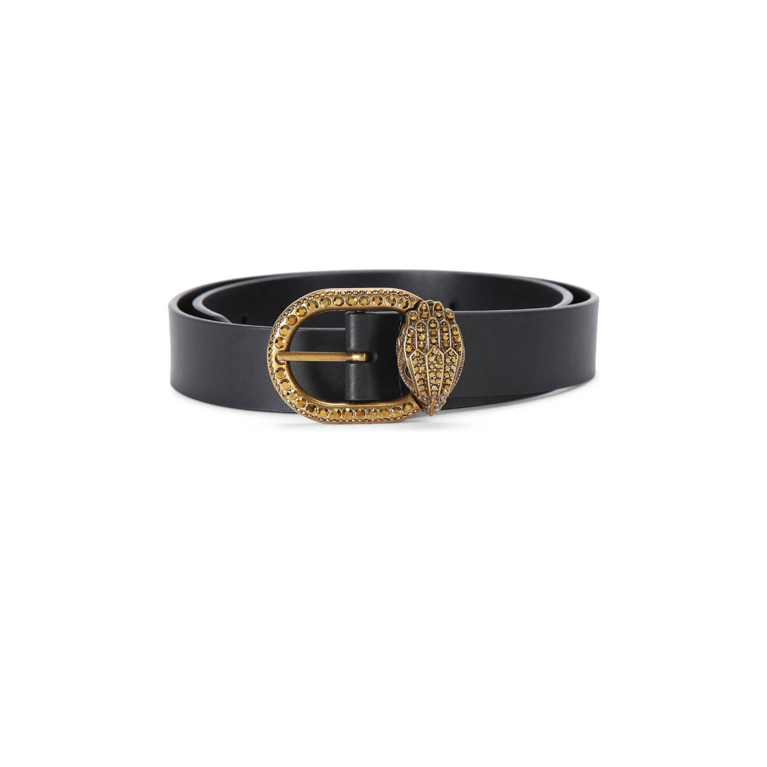 Kurt Geiger leren riem Mayfair zwart