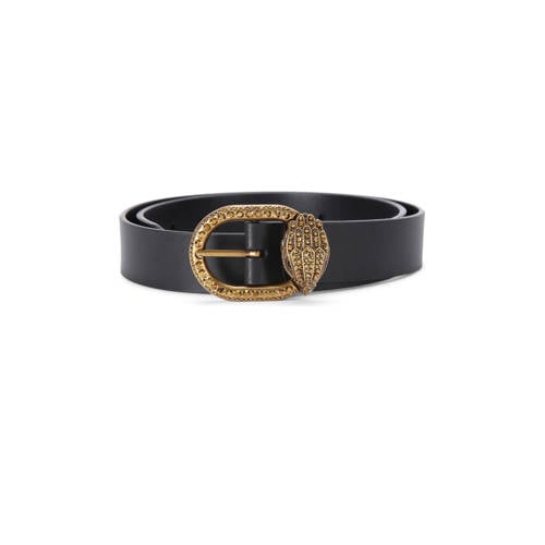Kurt Geiger leren riem Mayfair zwart afbeelding