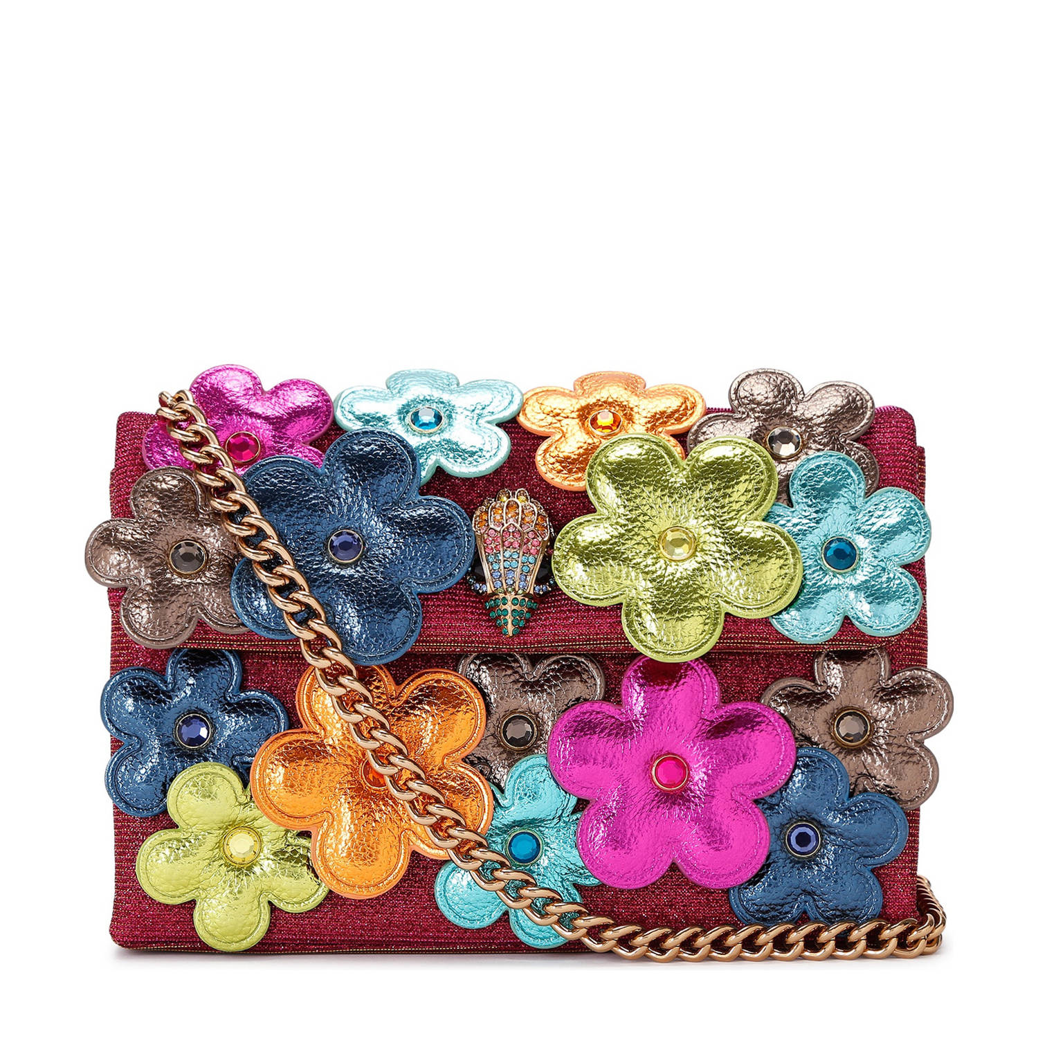 Kurt Geiger crossbody tas Kensington met bloemen multi