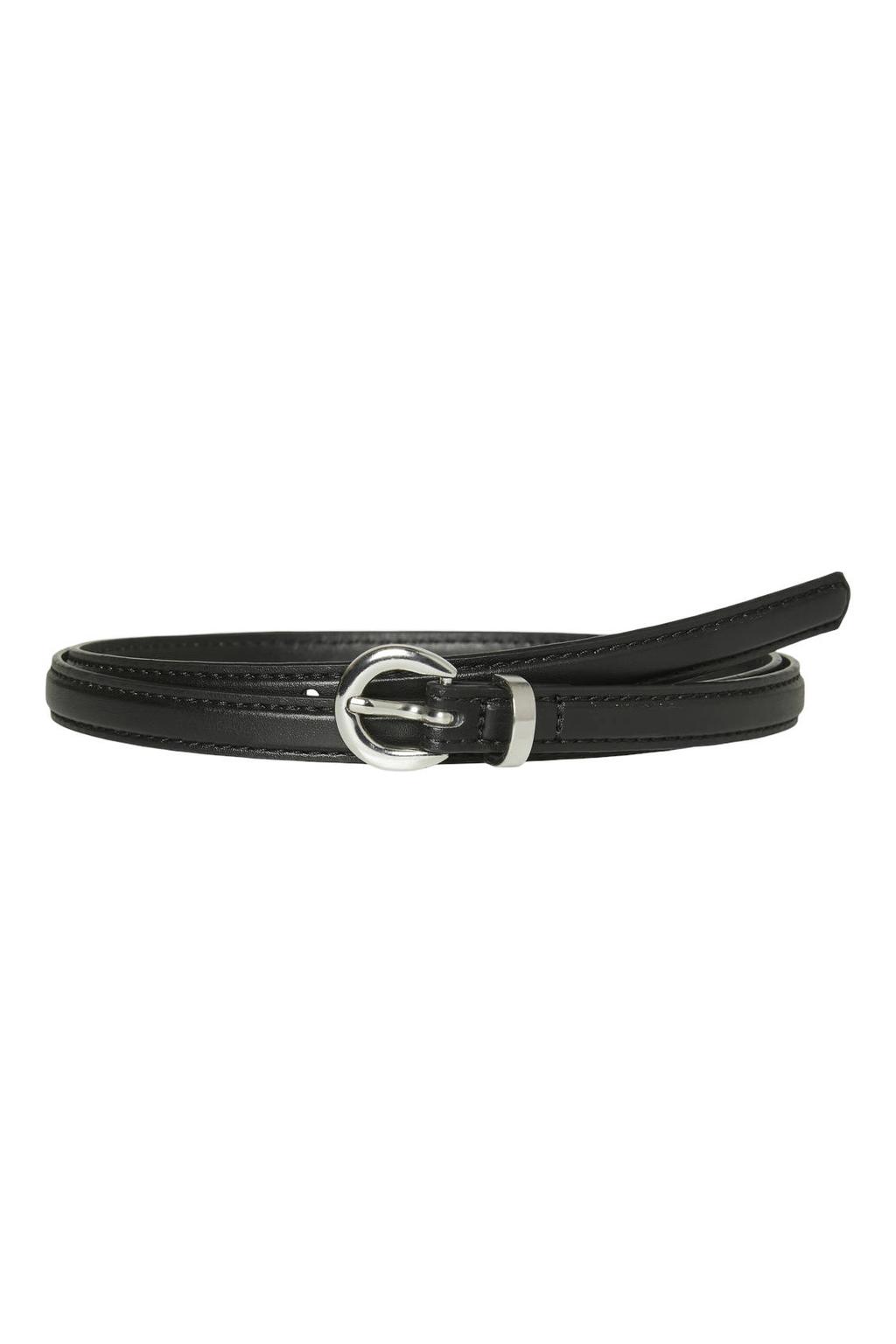 VERO MODA riem VMKATJA zwart/zilverkleurig
