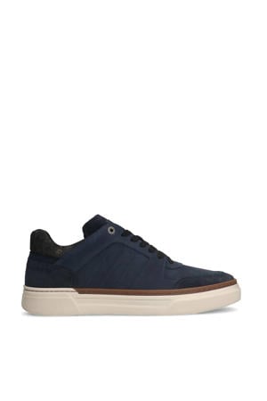nubuck sneakers donkerblauw