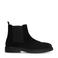 Manfield suède chelsea boots zwart