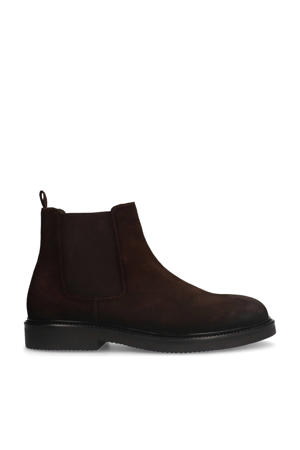 suède chelsea boots bruin