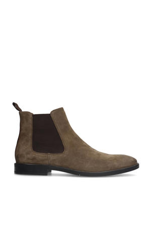 suède chelsea boots taupe