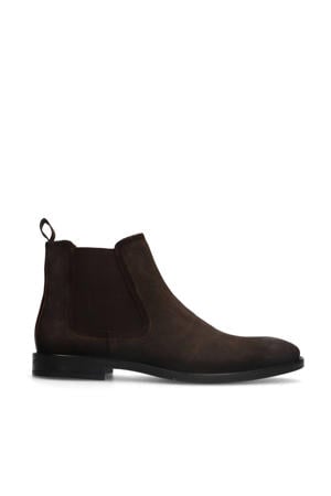 suède chelsea boots bruin