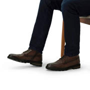thumbnail: Manfield leren veterboots bruin