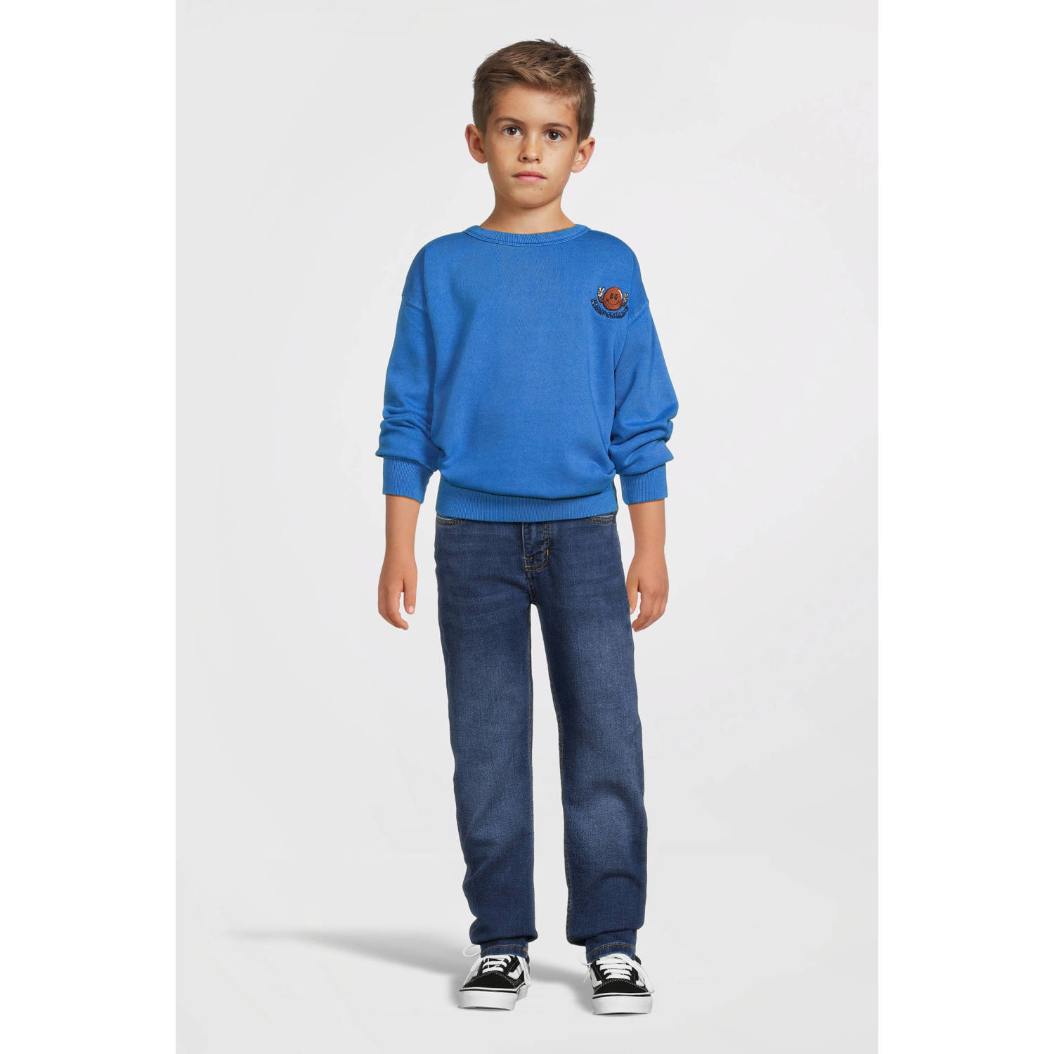 Tumble 'n Dry sweater Brookville kobalt blauw