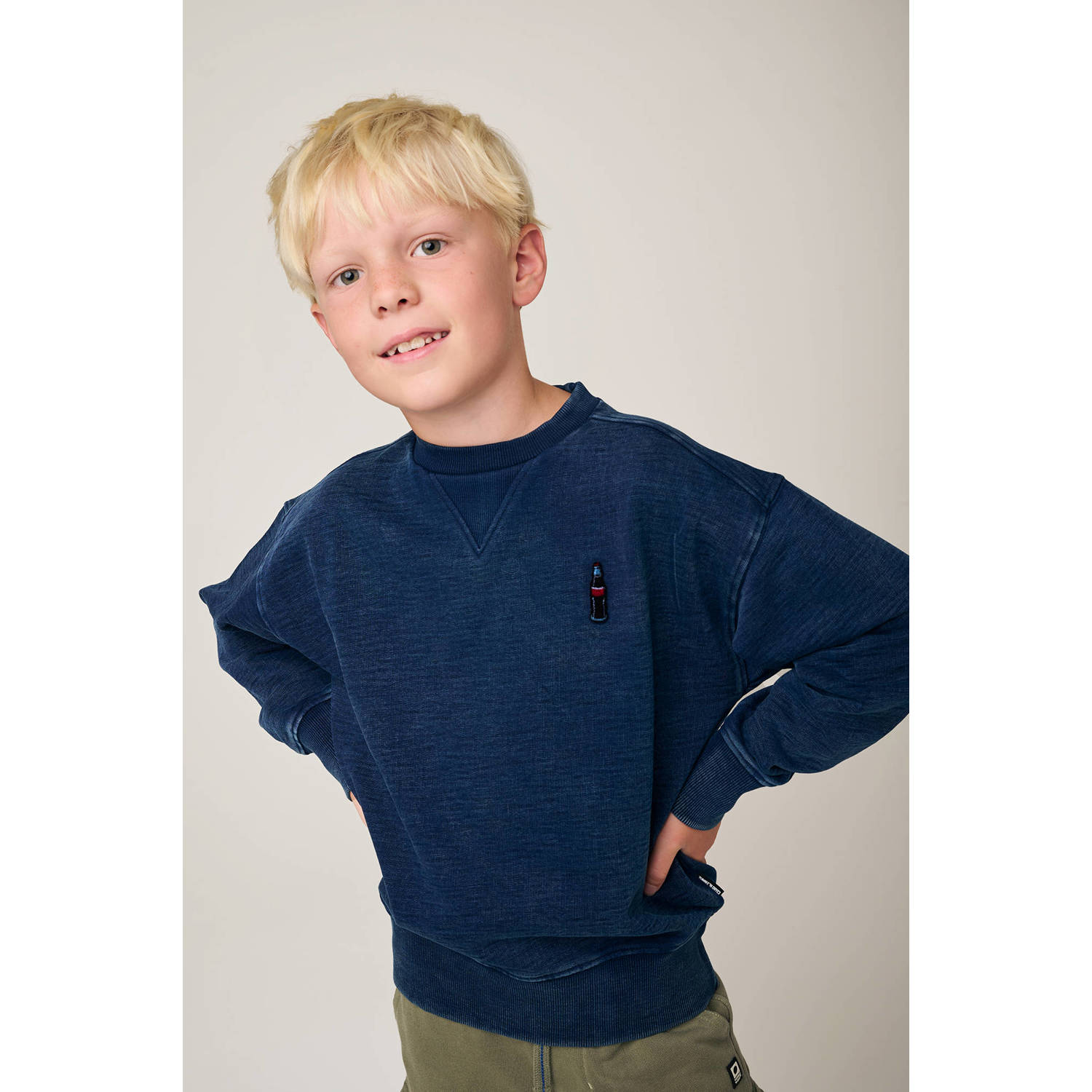 Tumble 'n Dry sweater Steiermark donkerblauw