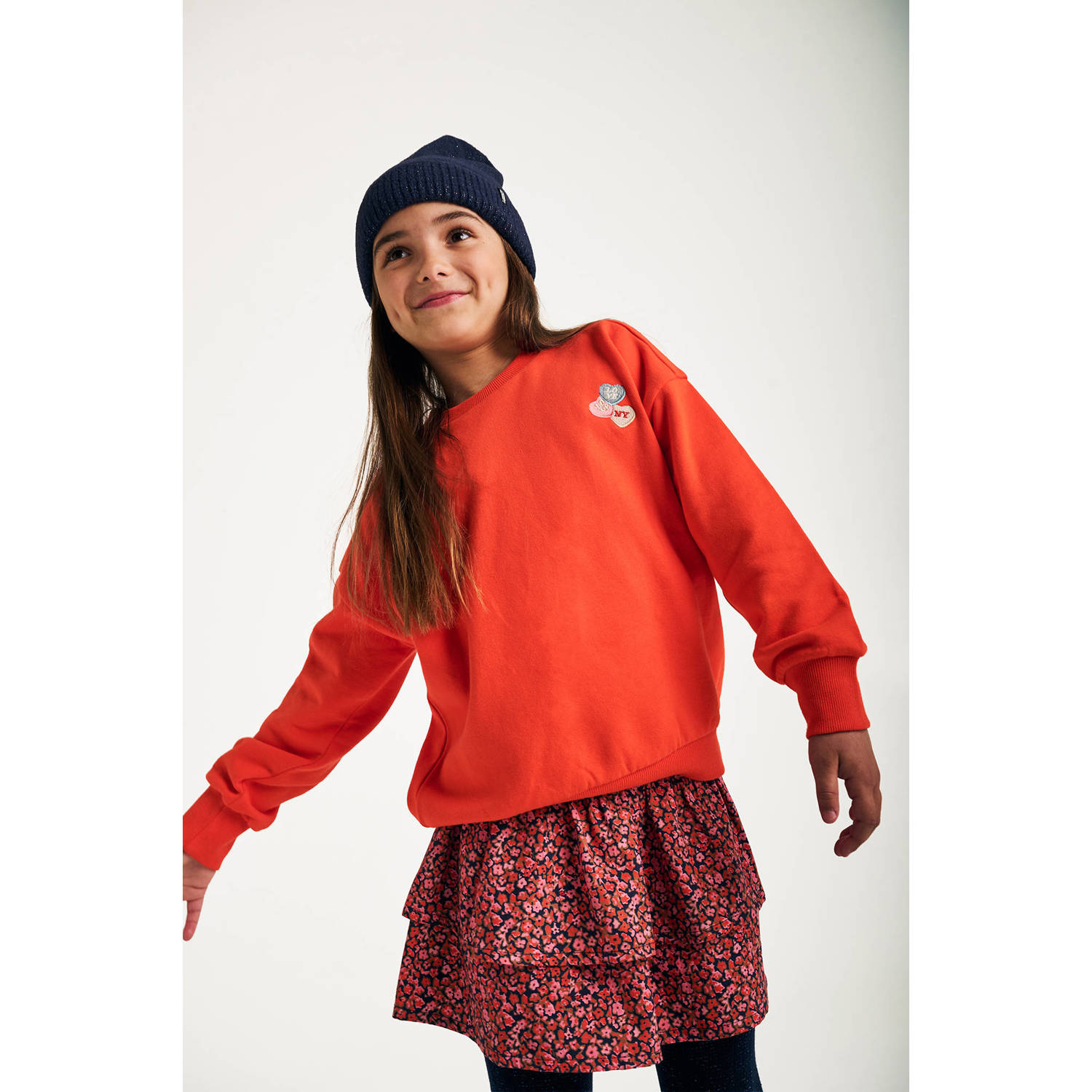 Tumble 'n Dry sweater La Plagne oranjerood