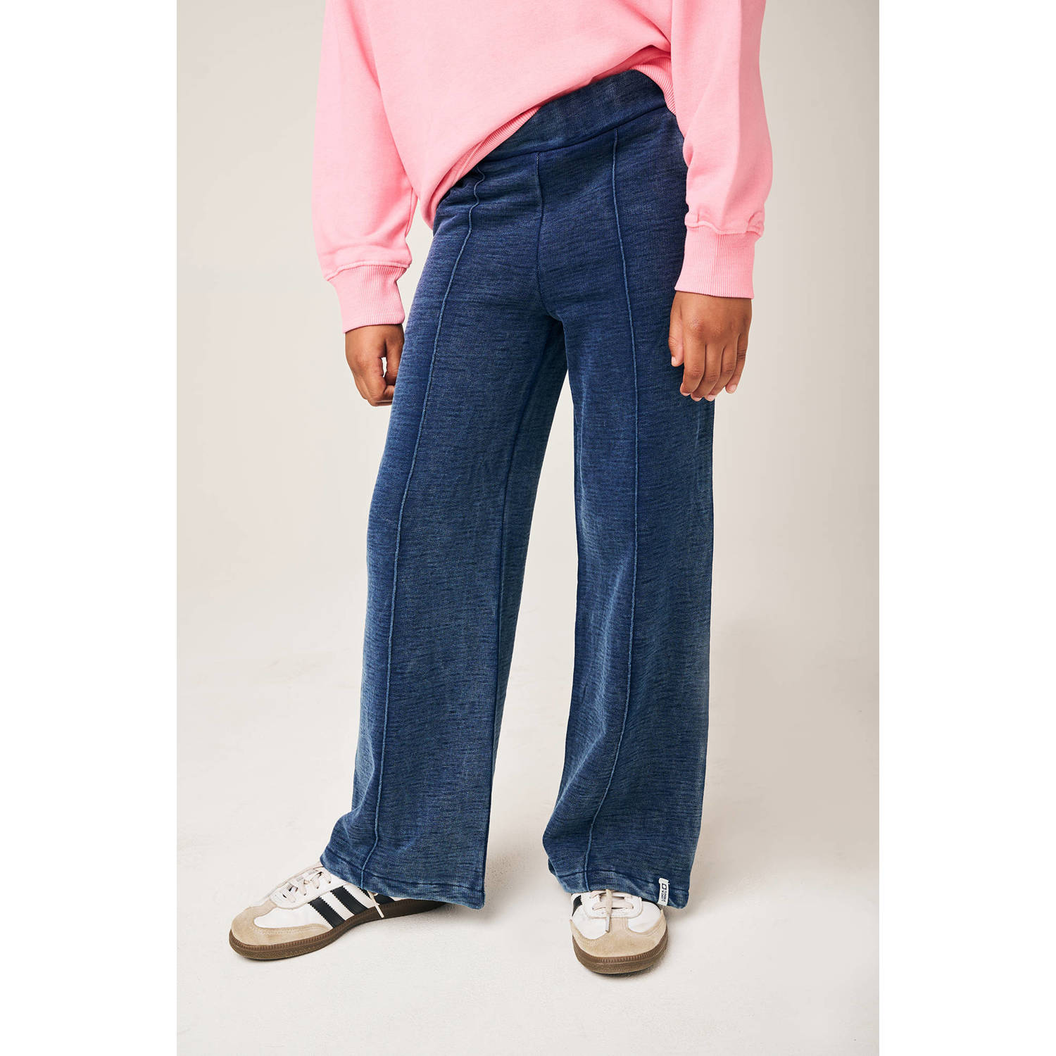 Tumble 'n Dry loose fit broek Claviere blauw
