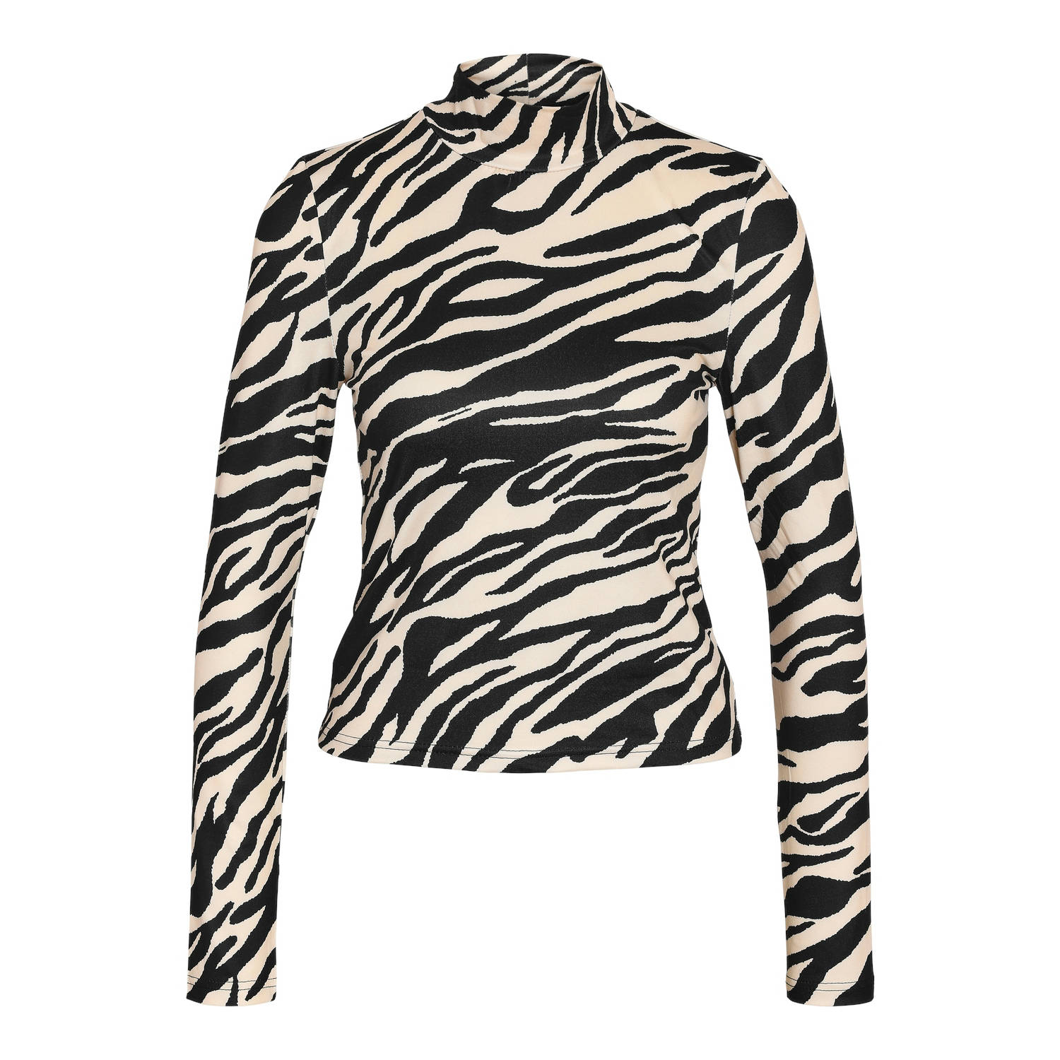 Noisy May Shirt met lange mouwen en turtleneck model 'DESTINY'