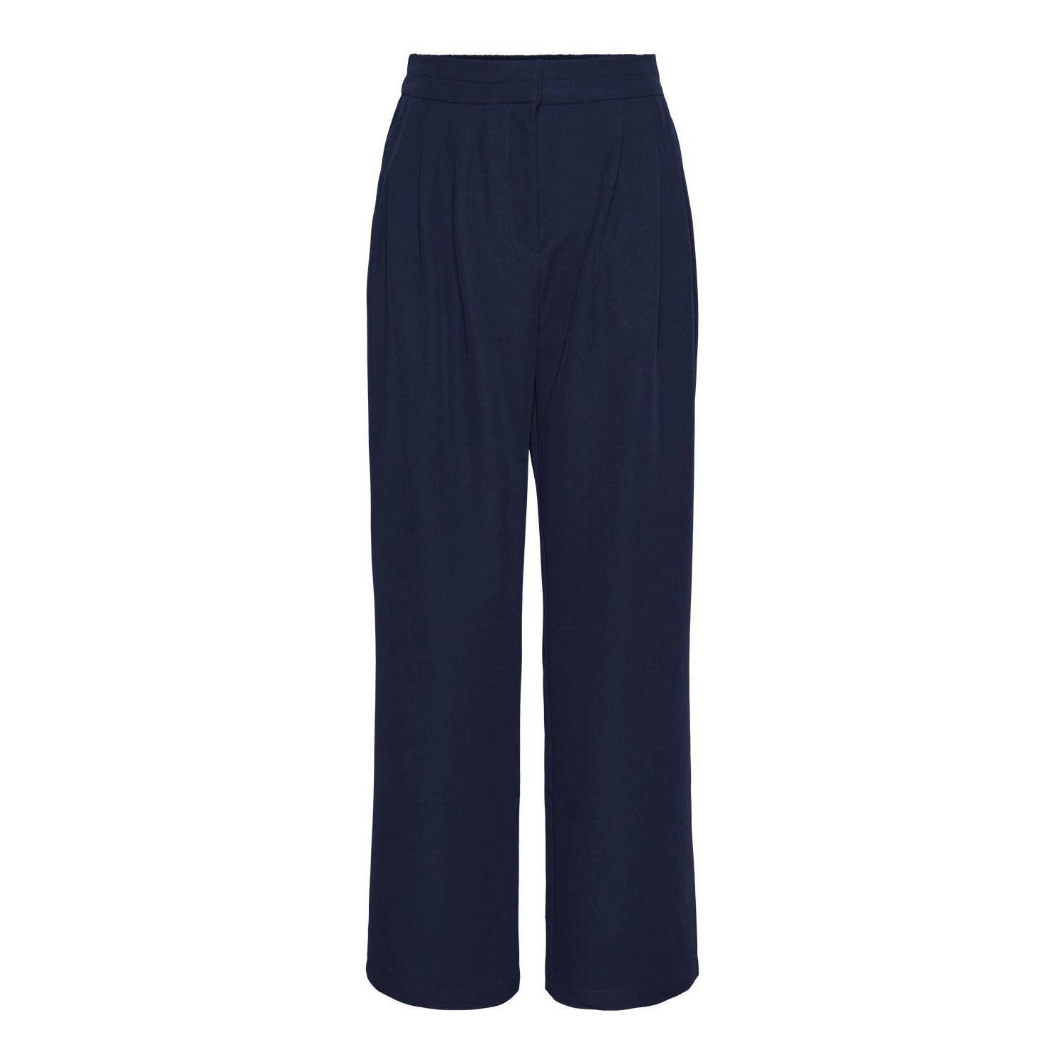 Y.A.S. Dames Broeken Yasdakota Hw Pant Donkerblauw