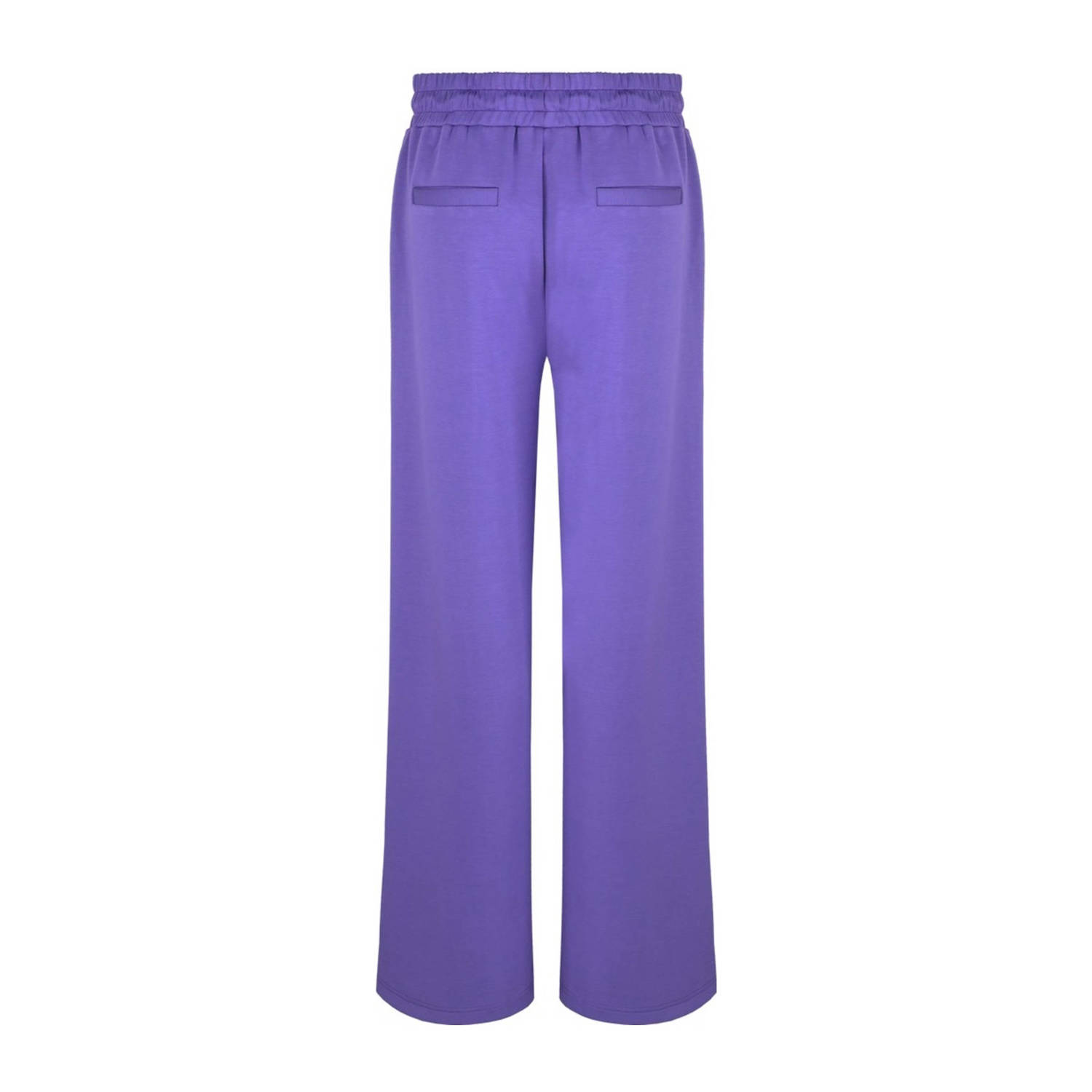 FLURESK high waist loose fit broek Rover paars