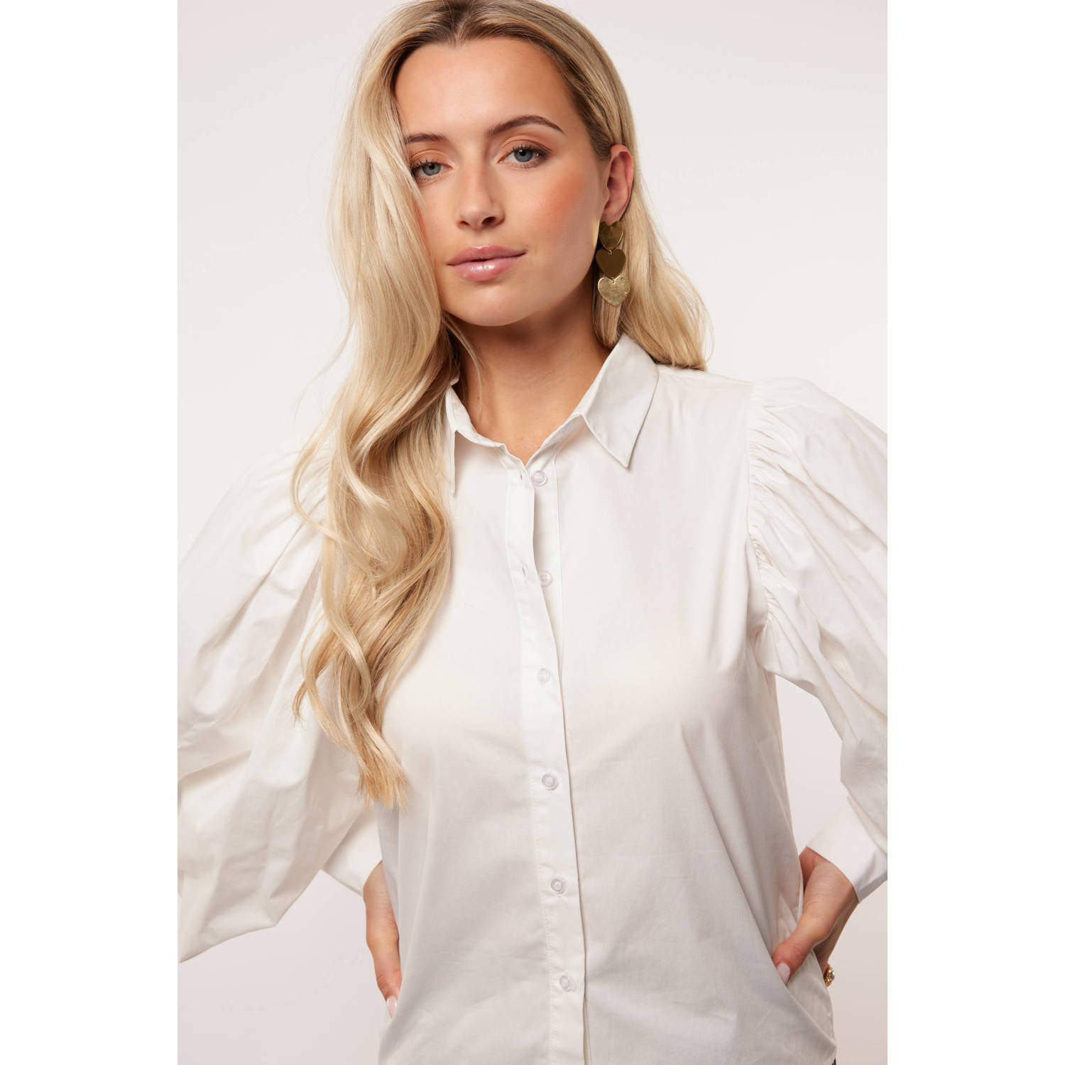 FLURESK blouse Vai wit