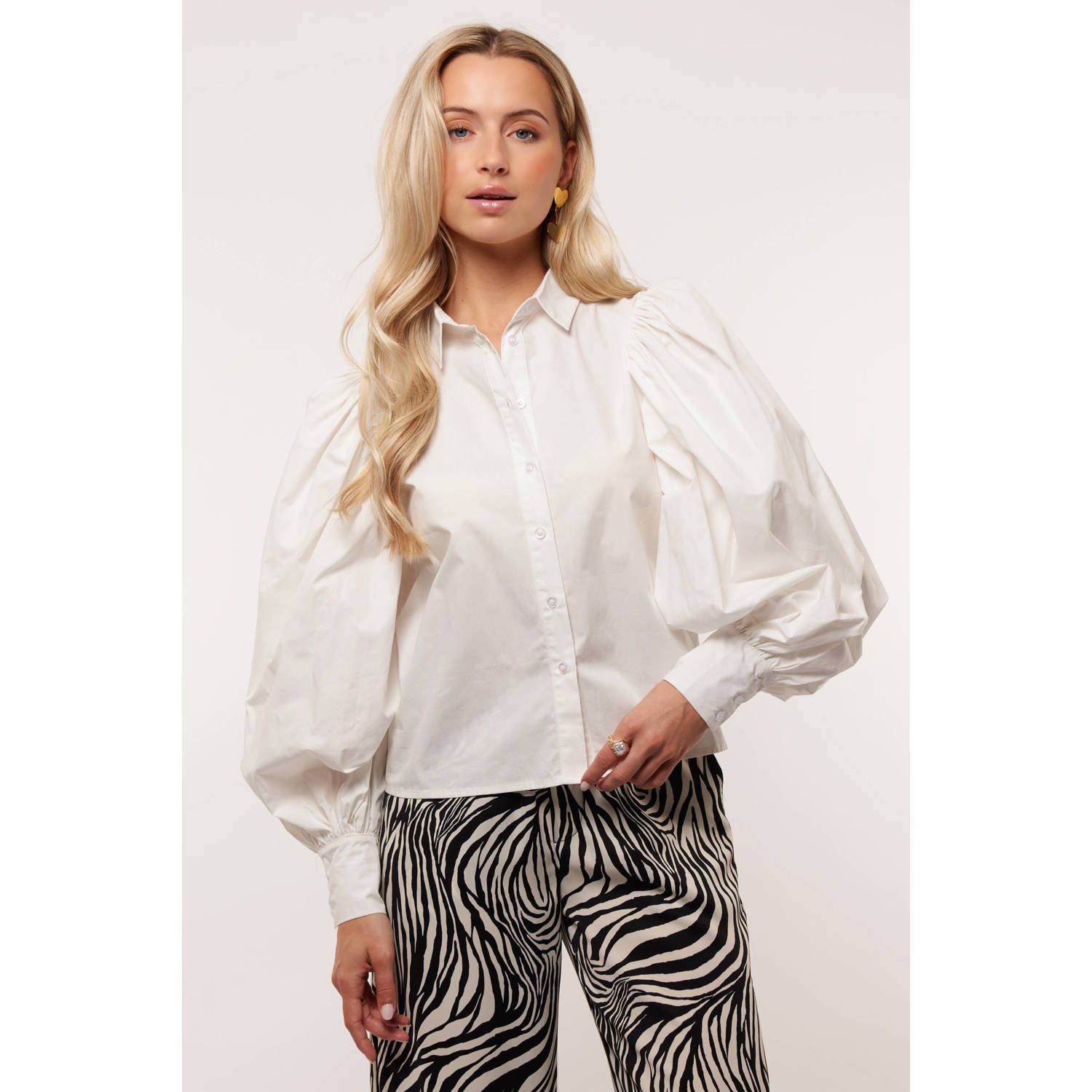 FLURESK blouse Vai wit