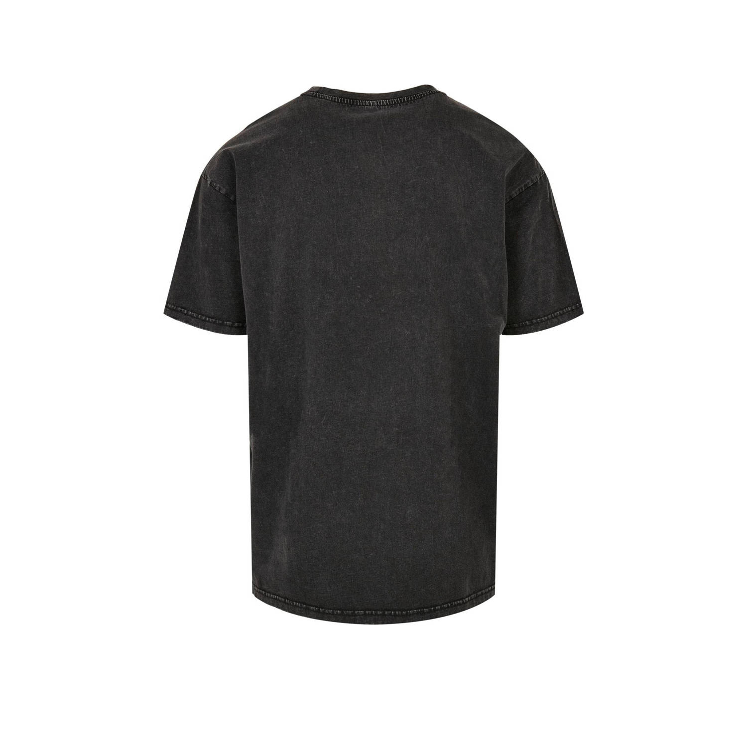 Mister Tee T-shirt met printopdruk grijs