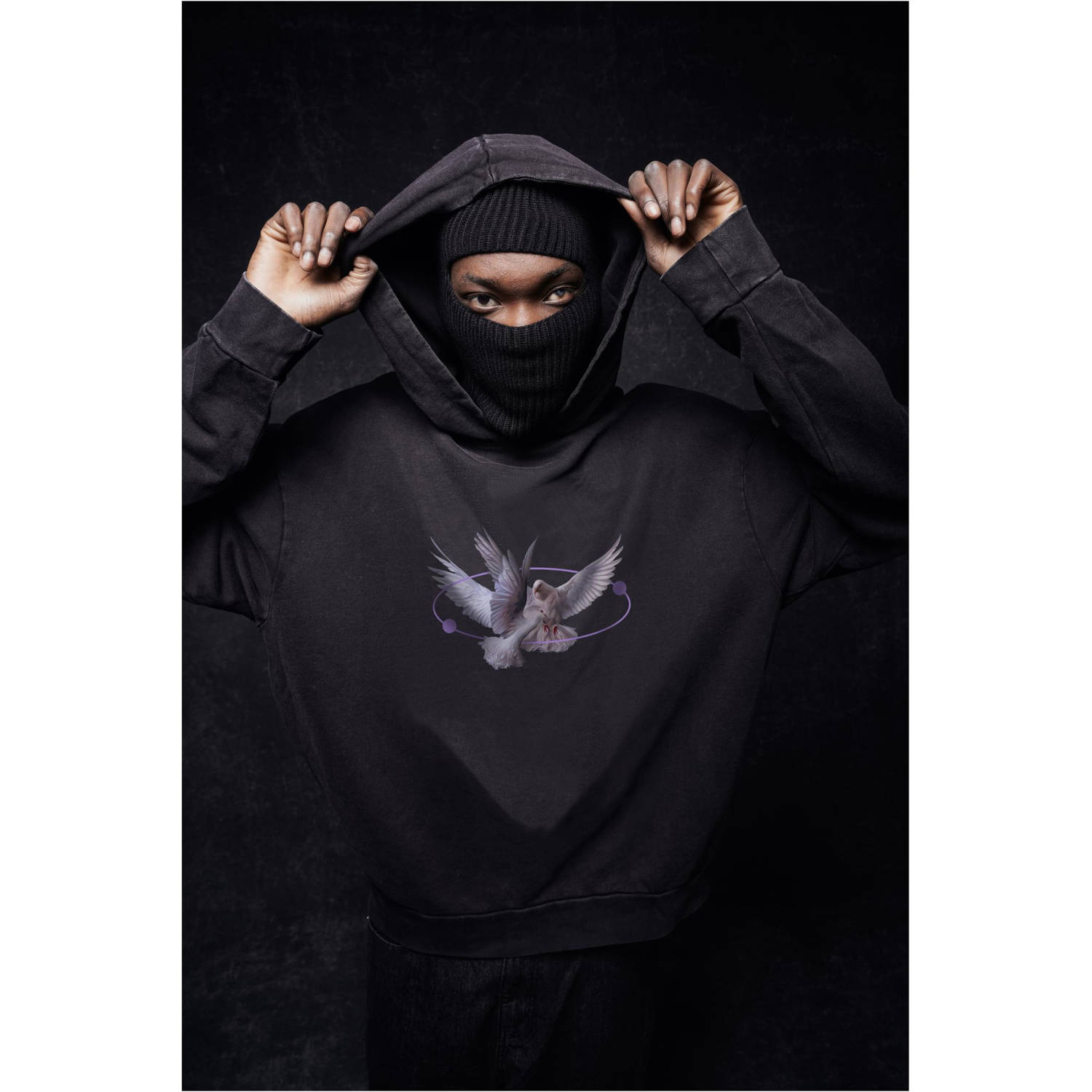 Mister Tee hoodie zwart