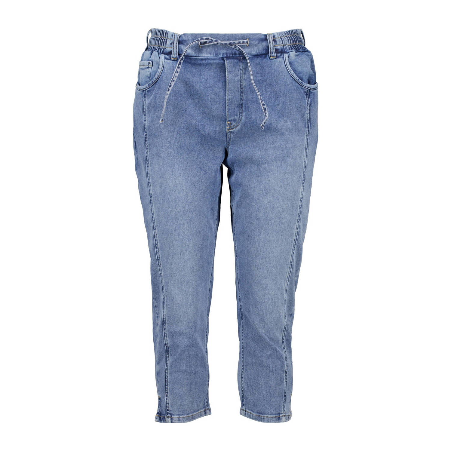 MS Mode capri jeans light blue denim