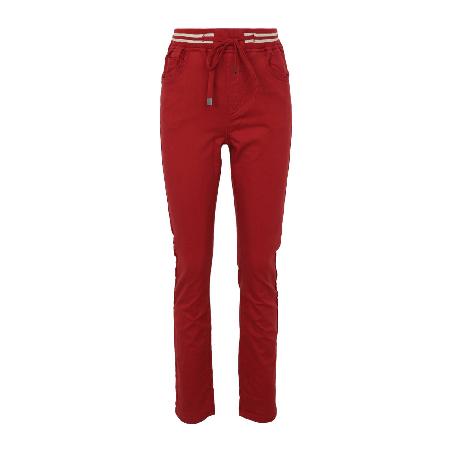 Paprika relaxed fit broek rood