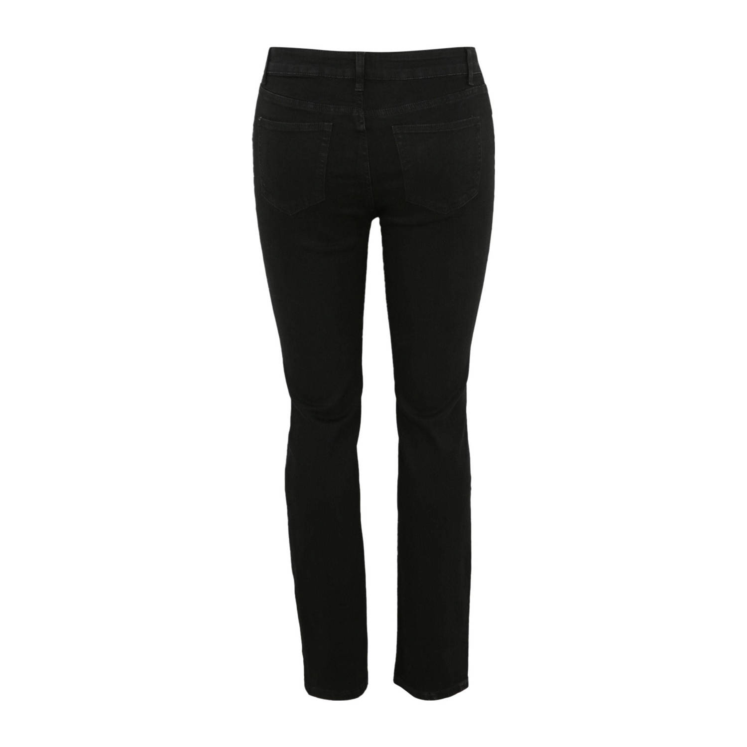 Paprika regular waist slim fit jeans zwart