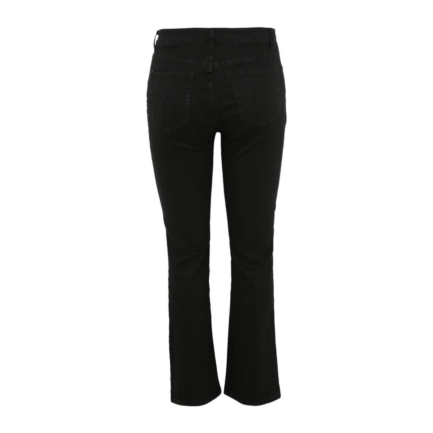 Paprika regular waist flared jeans zwart