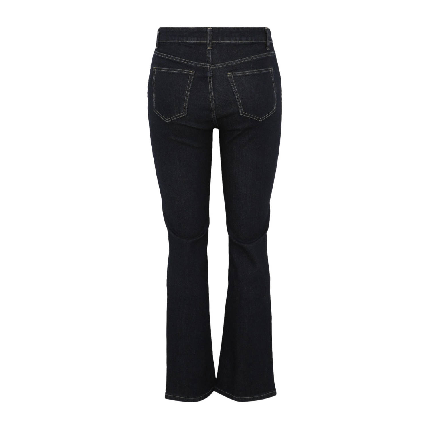 Paprika regular waist flared jeans dark blue denim
