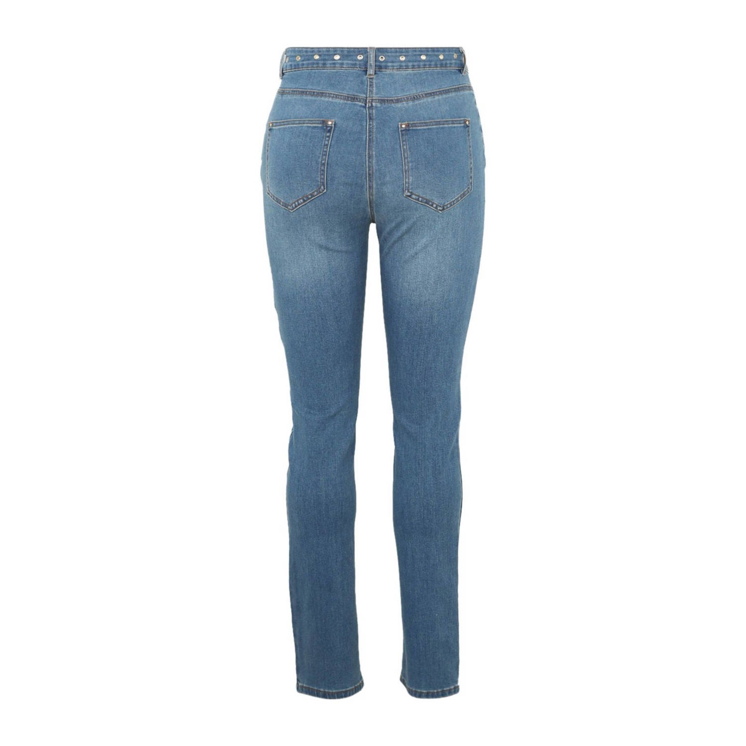 Paprika regular waist slim fit jeans medium blue denim
