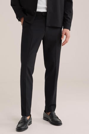 slim pantalon zwart