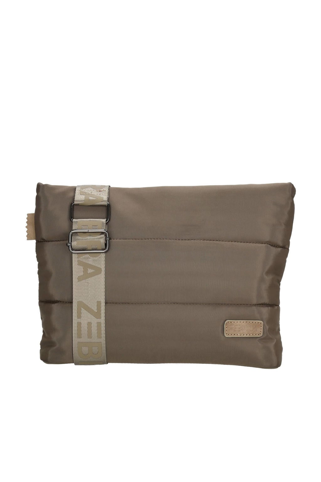 Zebra Trends gewatteerde crossbody tas Elske taupe