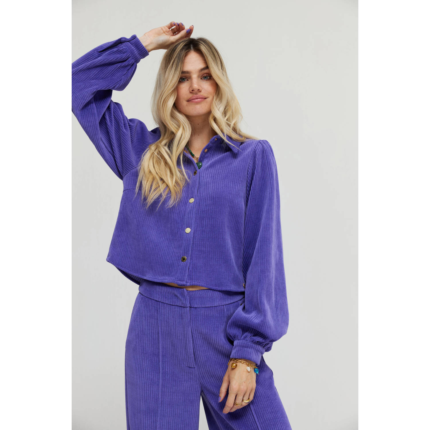 HARPER & YVE Dames Blouses Holly-ls Paars