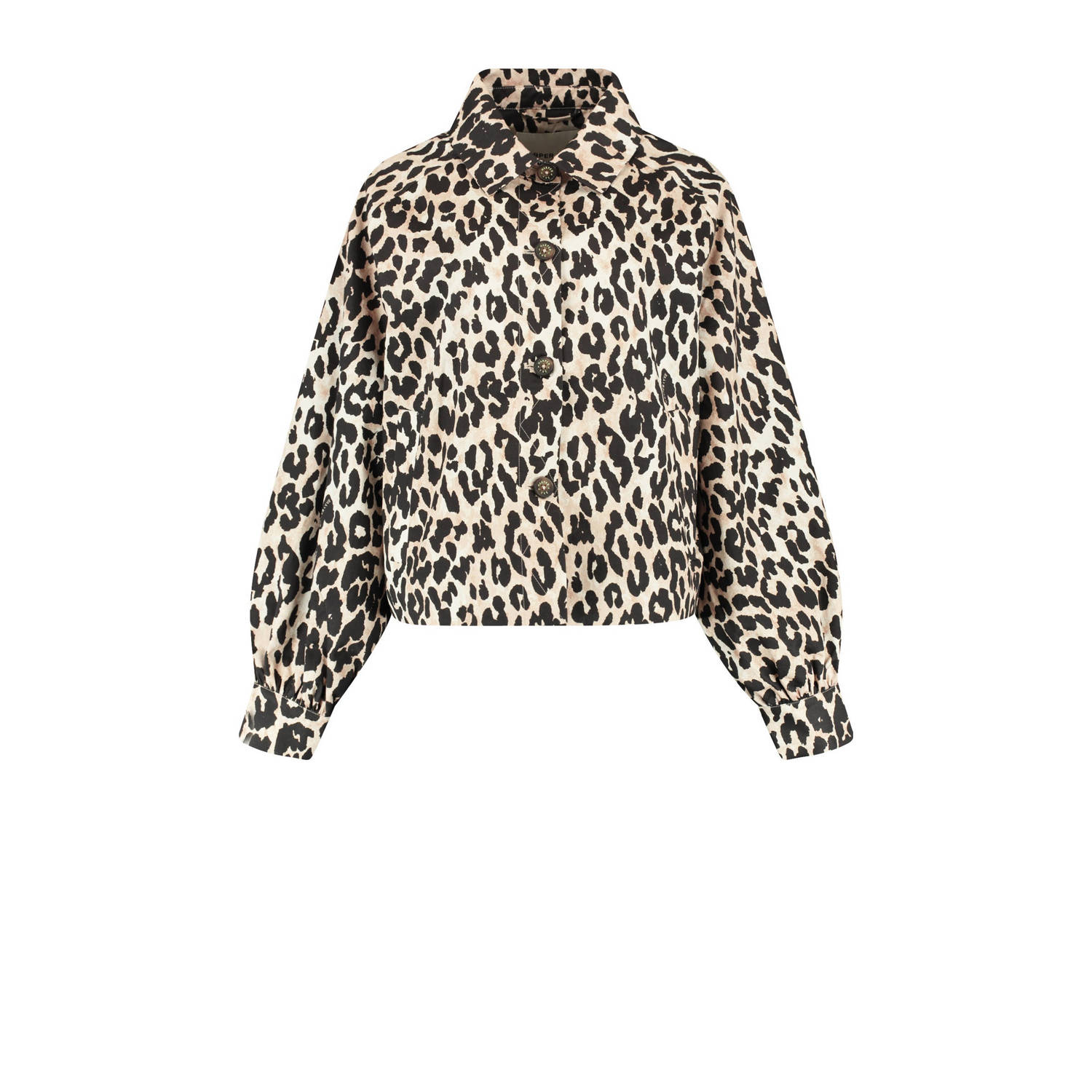 HARPER & YVE jasje met panterprint bruin zwart