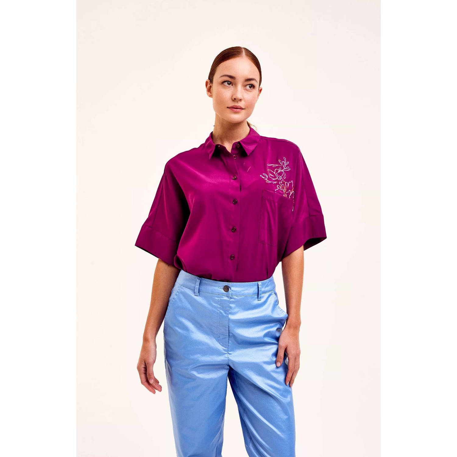 CKS blouse SELAH paars